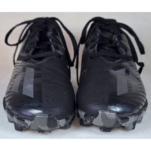 Adidas Adizero‎ Football Cleats Boys Sz 2 Spark MD Black Low Traction FX3895 - Picture 5 of 9